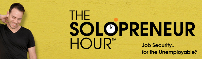 The Solopreneur Hour homepage.
