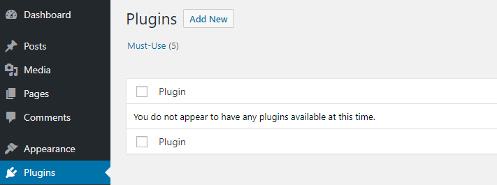 Adding a new WordPress plugin.