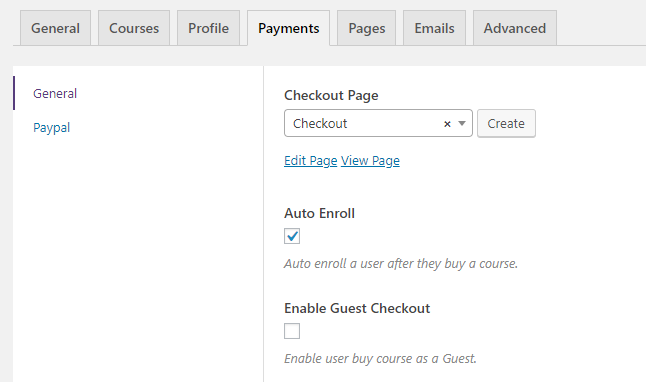 Enabling guest checkouts for your courses.