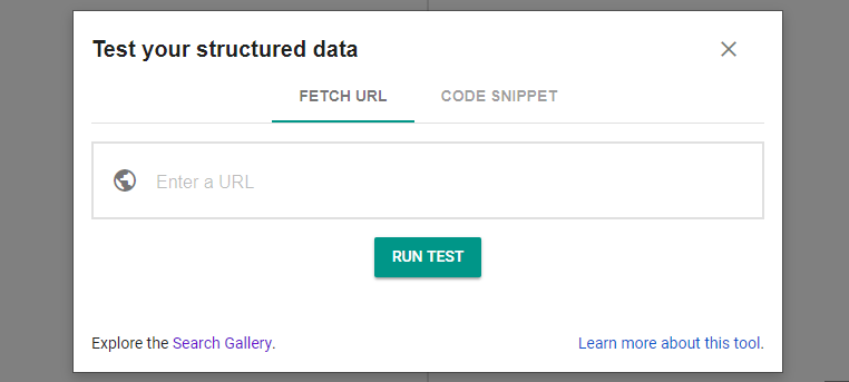 Using the Google Structure Data Testing tool.