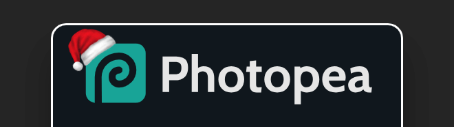 The Photopea homepage.