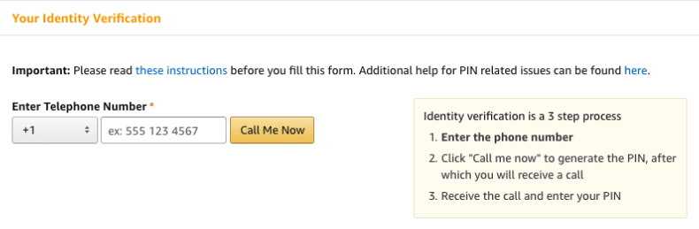 Verifying your Amazon Associates account.