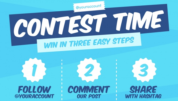An example of a social media contest.