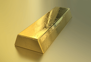 A gold bullion.