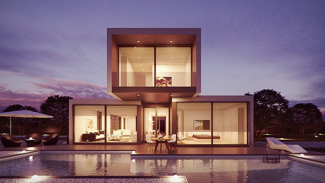 A modern, stylish house.