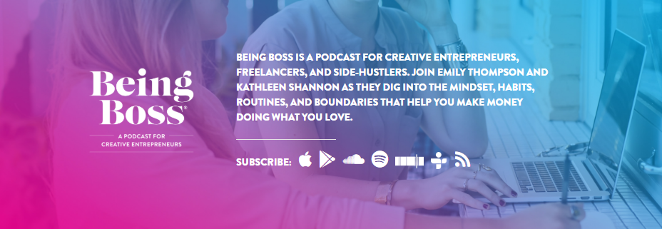 The Being Boss podcast.