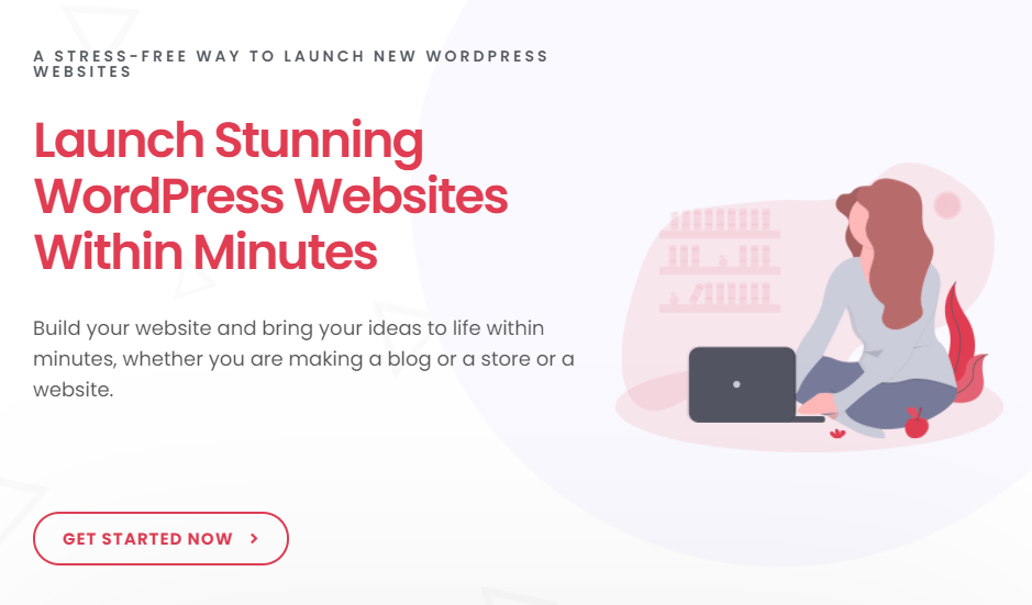 WordPress Website Builder, Get Started for Free in Minutes